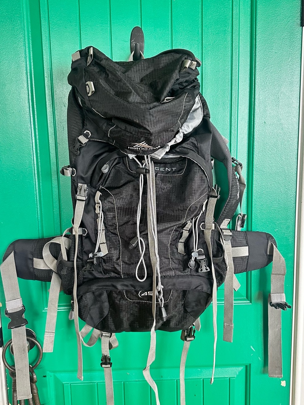 High Sierra Black and Gray Expedition Backpack